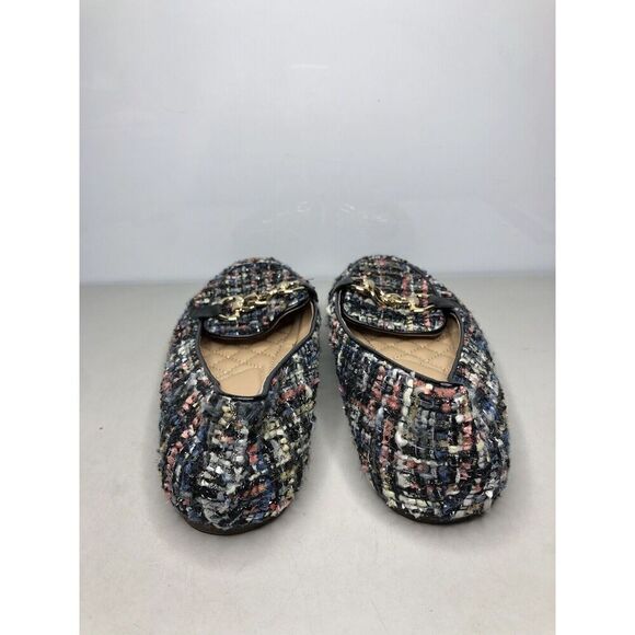Patrizia Spring Step Chanello Multicolor Fabric Leather Flats Women Sz 39EU/8.5M - Picture 3 of 13